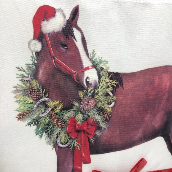 NEW Mary Lake Thompson Christmas Horse Apron - Picture 2 of 4